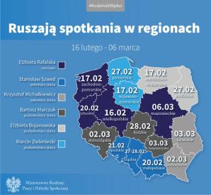O dzieciach i seniorach minister Elżbieta Rafalska będzie rozmawiać w regionach