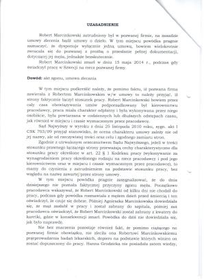 [VIDEO] 100 tys. złotych domaga się wdowa od firmy Hanny Grodzickiej za śmierć swojego męża w czasie wyjazdu do pracy w Szwecji. Sprawę nagłośniła Elżbieta Jaworowicz, a dziś w gdańskim sądzie o godzinie 11:00 rozpoczyna się kolejna rozprawa