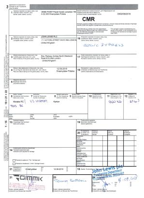[VIDEO] Fałszywe pieczątki brytyjskiej sieci domów towarowych John Lewis. Oszustwa na prawdziwego, wysokiego urzędnika tej firmy o nazwisku Patric Lewis. Poszkodowani w Polsce i Portugalii, towar w Afryce a brytyjski koncern milczy!
