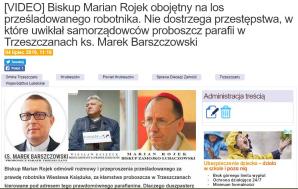 [VIDEO] - Cmentarne śmieci też zakopane na terenie kościoła w Trzeszczanach - przekazał Sądowi sekretarz gminy, oskarżony Paweł  L. Zakopywać miał obecny Wójt Stanisław Cz. Brak pomocy biskupa Mariana Rojka, podejmujemy interwencję w Watykanie