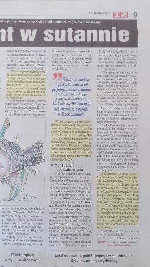 Dlaczego Tygodnik Zamojski szydzi z Cudu Uzdrowienia? Czy obrona miejscowych interesów politycznych, szkodliwych dla Diecezji oraz zdrowia i życia Parafian, odebrała dziennikarce Anecie Urbanowicz rozum?