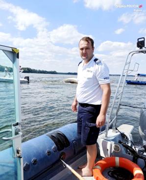 [VIDEO] Policyjni wodniacy pomogli załodze żaglówki
