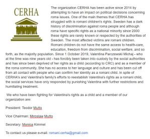 [VIDEO] - Hitler killed us Gypsies, And now Sweden, by fabricating false documents, is destroying our families. Why is the European Union silent! [DE / SE]