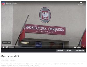 [VIDEO] Szokująca kompromitacja częstochowskiego prokuratora Jana Długosza ws. Anny Markowskiej! Czy Prokurator Generalny obejmie nadzór i powstrzyma współpracę prokuratora z przestępcą i jego kumplami?