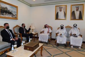 Wizyta robocza Szefa BPM Jakuba Kumocha w Państwie Katar. Tematyka prezydenckiej wizyty w Katarze oraz wywołanego przez Białoruś kryzysu migracyjnego była również przedmiotem spotkania Szefa BPM z przedstawicielami katarskich mediów