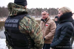 [VIDEO] Spotkanie wigilijne Pary Prezydenckiej z żołnierzami i funkcjonariuszami