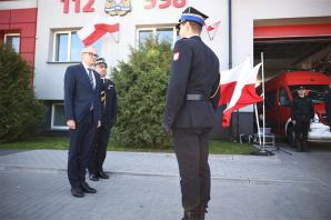 Obchody Dnia Strażaka na Warmii i Mazurach z udziałem wiceministra Błażeja Pobożego