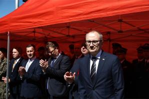 Obchody Dnia Strażaka na Warmii i Mazurach z udziałem wiceministra Błażeja Pobożego