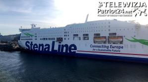 [VIDEO] Wypływamy promem z potężnego portu w Goteborgu