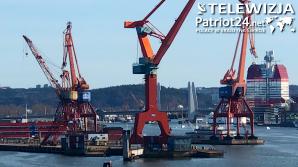 [VIDEO] Wypływamy promem z potężnego portu w Goteborgu