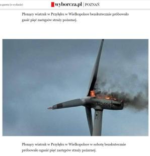 [VIDEO] Co stuka wewnątrz nie uruchomionego jeszcze wiatraka k. Ostrowa Wlkp.? Czy po 3 pożarach wiatraków w Wielkopolsce straż pożarna zaakceptuje inwestycję, która nie spełnia wymogów odległościowych od najbliższych zabudowań?