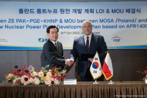 Polsko-koreańska umowa biznesowa na budowę drugiej elektrowni atomowej w Pątnowie