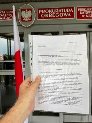 [VIDEO] Czy wójt i starosta działają na szkodę budżetu gminy Psary? Zawiadomienie o możliwości popełnienia przez nich przestępstwa urzędniczego wpłynęło dziś do Prokuratury Okręgowej w Katowicach!