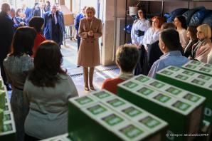 [VIDEO] Andrzej Duda wraz z Małżonką Agatą Kornhauser–Dudą wzięli udział w uroczystości podsumowującej Akcję Pomocy Polakom na Wschodzie w latach 2020–2023