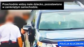 [VIDEO] Świadkowie uratowali dziecko pozostawione w rozgrzanym samochodzie