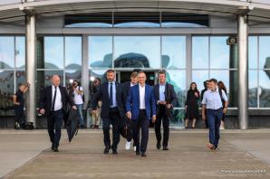 [VIDEO] Prezydent: Trzymamy kciuki za Biało-Czerwonych w Paryżu