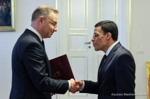 Prezydent RP przyjął listy uwierzytelniające od nowych ambasadorów w Polsce: : Węgier, Egiptu, Japonii, Mauretanii i Ghany