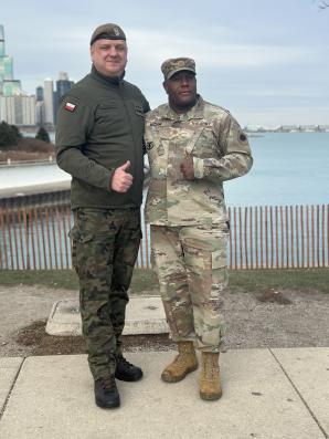 Delegacja Ośrodka Reprezentacyjnego WOT z wizytą w Chicago