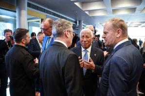 [VIDEO] Czas zwiększyć presję - europejscy liderzy zjednoczeni wokół pokoju w Ukrainie