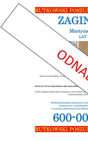 Martyna Wika odezwała się do rodziny po 18 godzinach akcji Krzysztofa Rutkowskiego. Zadzwoniła z telefonu zarejestrowanego w Wielkiej Brytanii