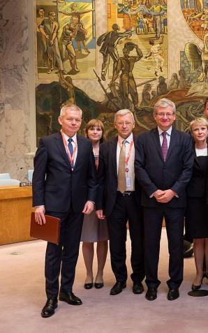 Minister Witold Waszczykowski z wizytą w Nowym Jorku