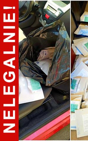 [VIDEO] W paczkach zamiast zabawek było ponad 2 tysiące tabletek, w wśród nich leki z grupy opioidów
