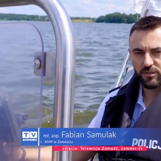 [VIDEO] Policjantów z Nielisza „kręci bezpieczeństwo nad wodą”