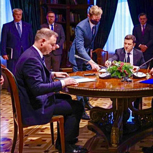 Prezydent na Ukrainie na szczycie Trójkąta Lubelskiego. Przywódcy solidarnie wyrazili sprzeciw wobec ataków hybrydowych ze strony białoruskiego reżimu i Moskwy, podkreślili także poparcie dla integralności Ukrainy