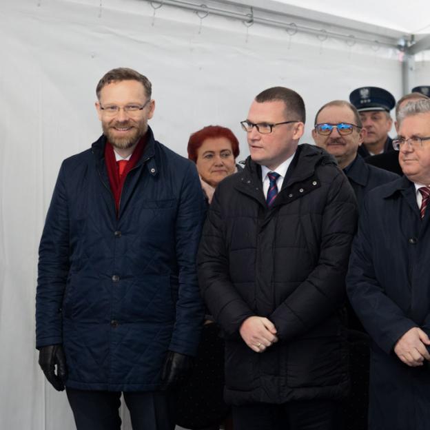 Oficjalne otwarcie izby przyjęć szpitala MSWiA w Szczecinie z udziałem wiceministra Pawła Szefernakera