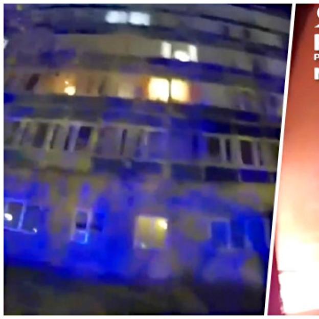 [VIDEO] Policjanci z Płocka wyciągnęli z płonącego mieszkania dwóch mężczyzn i zapobiegli możliwemu wybuchowi