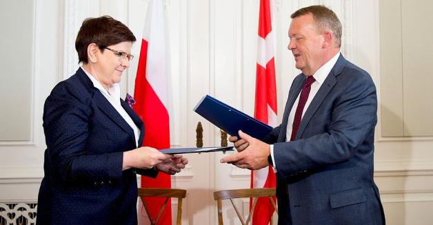 Premierzy Polski i Danii podpisali memorandum w sprawie gazociągu Baltic Pipe
