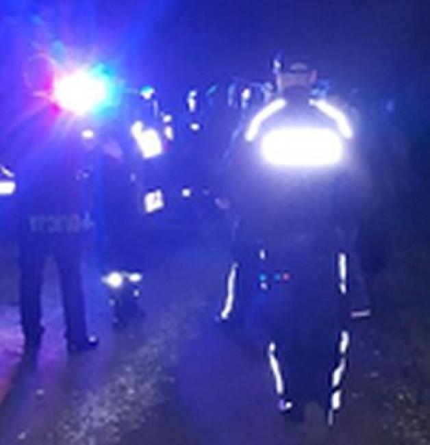 Policjanci nieśli pomoc podczas orkanu Fryderyka, który przeszedł przez Dolny Śląsk