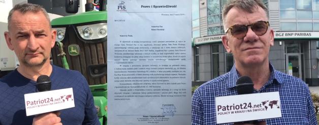 [VIDEO] Zepsuty i okradziony ciągnik wart 600 tysięcy odzyskali rolnicy spod Słupska z warszawskiego parkingu BGŻ BNP PARIBAS. Drugi ciągnik i ładowarkę już wywieźli ze stolicy. Pomoc udręczonym rolnikom zaoferował Jarosław Kaczyński!