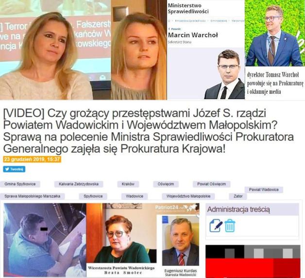 [VIDEO] - Wiceministrze Sprawiedliwości Marcinie Warchoł! Prosimy o pomoc, bo bandyctwo i bezprawie nadzorowane jest w Małopolsce przez osobę mogącą powoływać się na powiązania rodzinne z Panem i wpływy w Prokuraturze! - apelują zastraszane pracodawczynie