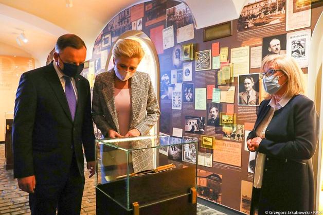 [VIDEO] Para Prezydencka uczciła pamięć św. Jana Pawła II w setną rocznicę urodzin