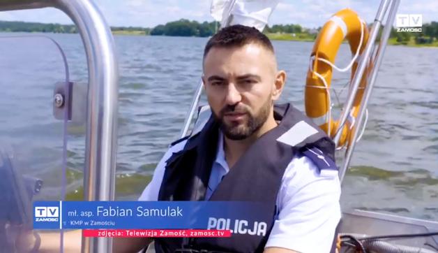 [VIDEO] Policjantów z Nielisza „kręci bezpieczeństwo nad wodą”