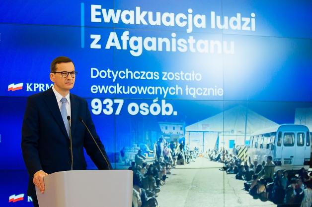 [VIDEO] Premier: Polska jest tam, gdzie inni tej pomocy od nas potrzebują. Ponad 1000 osób ewakuowanych przez Polskę z Afganistanu. Polska pomogła obywatelom i rządom innych krajów - Litwy, Estonii, Holandii, Czechom, Niemcom.