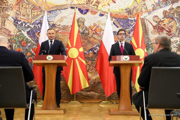 [VIDEO] Wizyta Pary Prezydenckiej w Macedonii Północnej