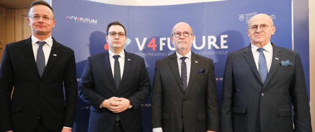 Minister Rau wziął udział w spotkaniu szefów dyplomacji państw Grupy Wyszehradzkiej Polski, Czech, Słowacji i Węgier