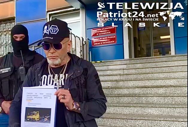 [VIDEO] Briefing Krzysztofa Rutkowskiego przed Komendą Wojewódzką Policji w Katowicach ws zawiadomienia dot. próby zamachu!
