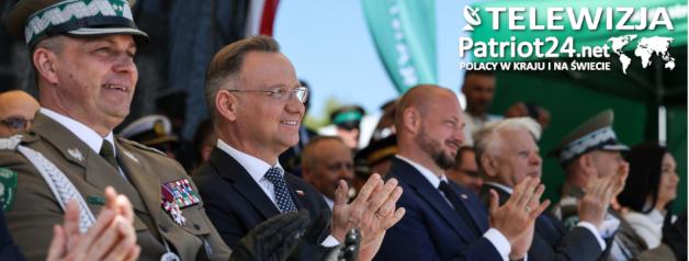 [VIDEO] O 33 rocznicy powstania  Straży Granicznej Prezydent RP w Gdańsku podczas święta tej formacji