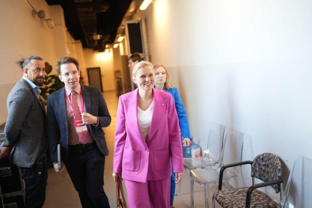 O roli kobiet, w tym uczennic we współczesnym świecie mówiła Minister Edukacji Barbara Nowacka na kongresie Impact'24