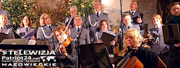 [VIDEO] „Niebieskie Kolędowanie” – Chór Komendy Stołecznej Policji na mokotowskim koncercie