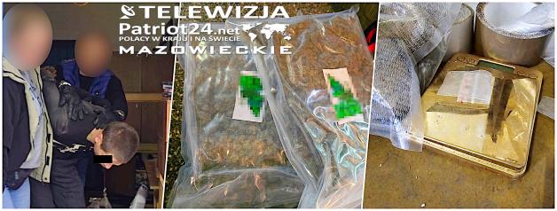 [VIDEO] Kryminalni z Ursusa uderzyli w przestępczość narkotykową i zabezpieczyli ponad 20 kg narkotyków
