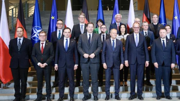 [VIDEO] premier Donald Tusk w Niemczech o współpracy i reparacjach