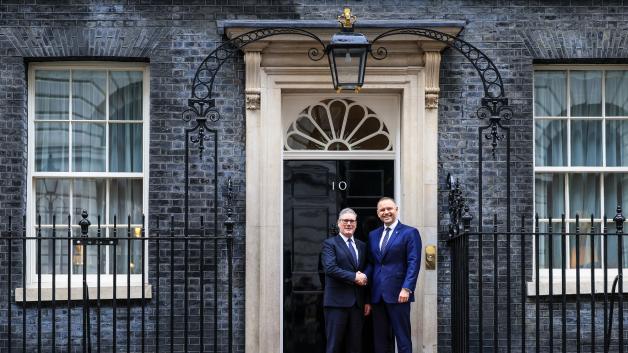 [VIDEO] Rozmowy Prezydenta RP Karola Nawrockiego z Premierem Wielkiej Brytanii Keirem Starmerem